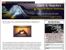 Tablet Screenshot of garyasanchez.com